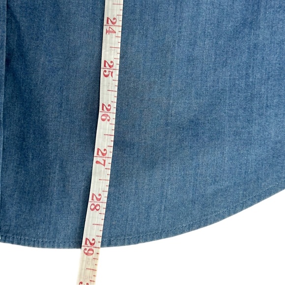 LAFAYETTE 148 New York Blue Denim Top - Picture 10 of 10